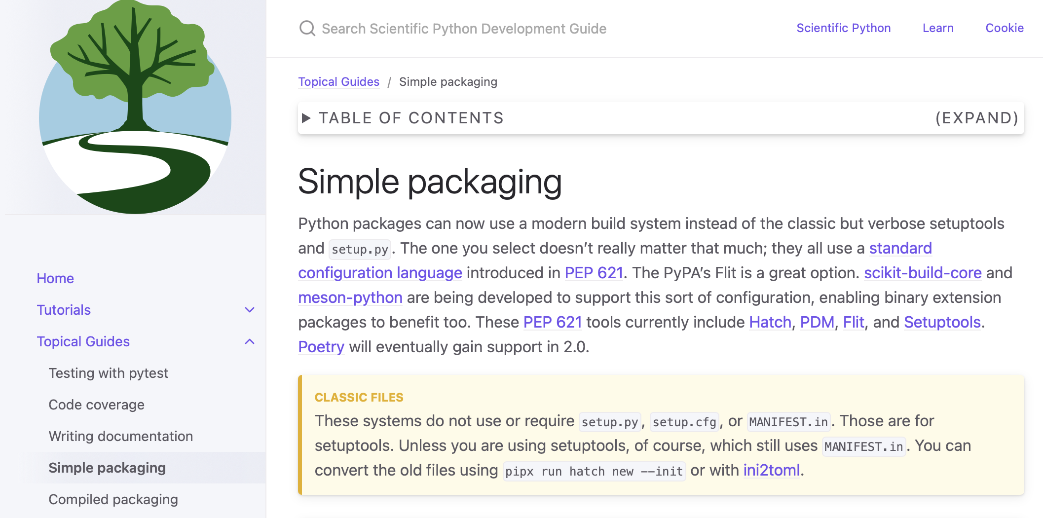 Scientific Python Library Development Guide